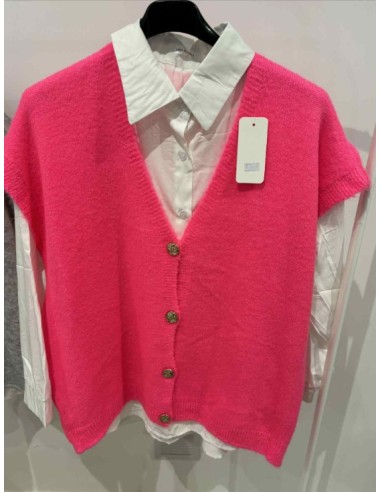 Ensemble chemise + gilet Veronica