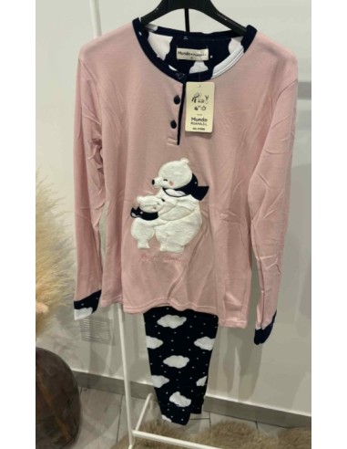 Pyjama molletonné ours polaire