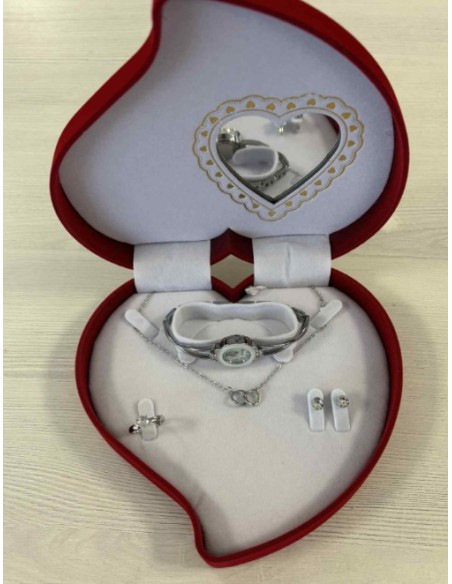 Coffret bijoux en acier femme