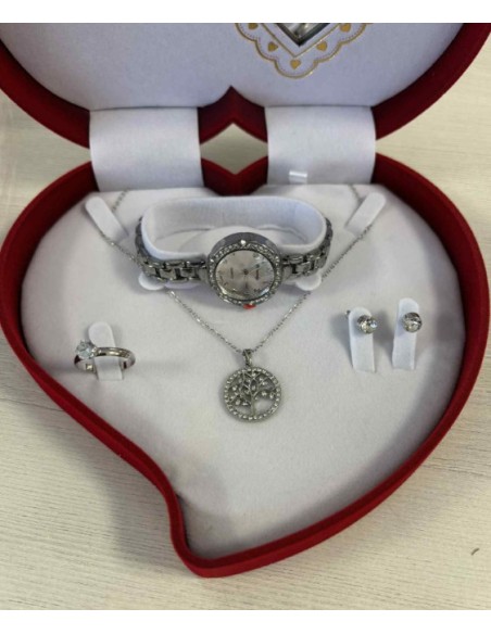 Coffret bijoux en acier femme