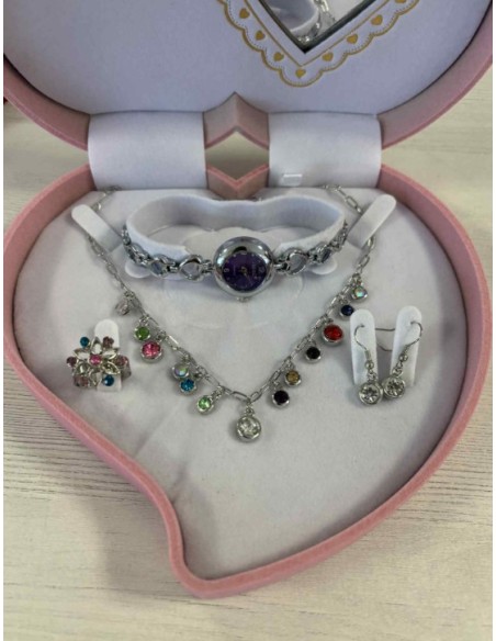 Coffret bijoux en acier femme