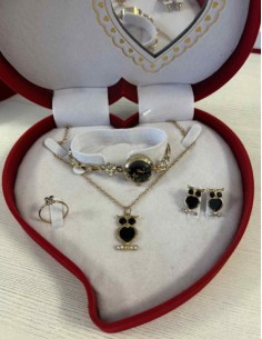 Coffret bijoux en acier femme