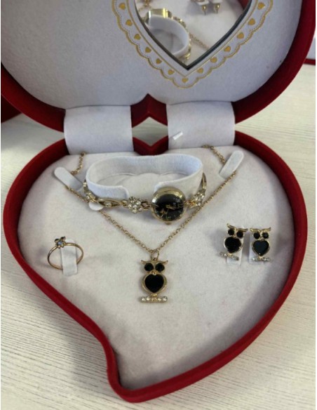 Coffret bijoux en acier femme