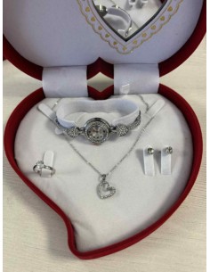 Coffret bijoux en acier femme