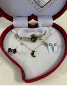 Coffret bijoux en acier femme