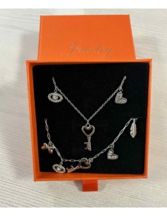Coffret bijoux en acier inoxydable femme