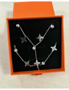 Coffret bijoux en acier inoxydable femme