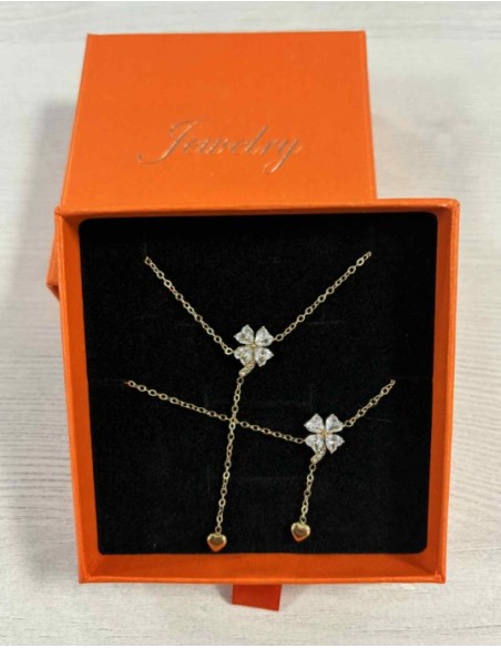 Coffret bijoux en acier inoxydable femme