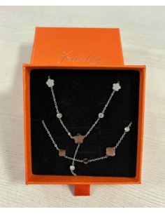 Coffret bijoux en acier inoxydable femme