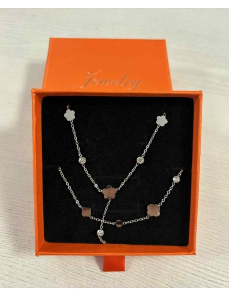 Coffret bijoux en acier inoxydable femme