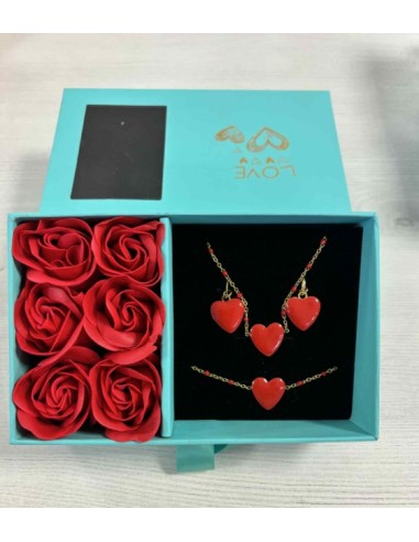 Coffret bijoux en acier inoxydable femme