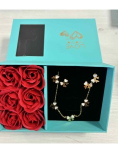 Coffret bijoux en acier inoxydable femme