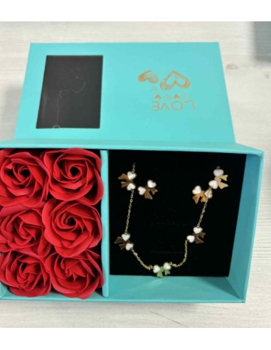 Coffret bijoux en acier inoxydable femme