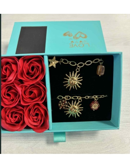 Coffret bijoux en acier inoxydable femme