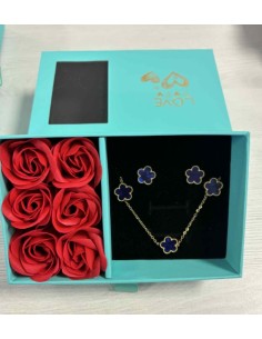 Coffret bijoux en acier inoxydable femme