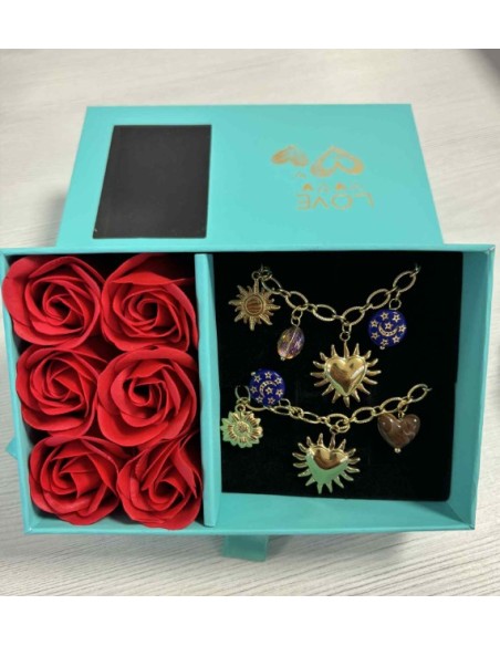 Coffret bijoux en acier inoxydable femme