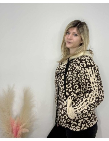 Veste femme leopard tendance mode fashion