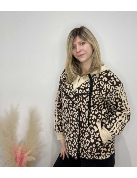 Veste femme leopard tendance mode fashion
