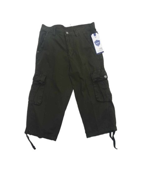Pantacourt cargo homme kaki