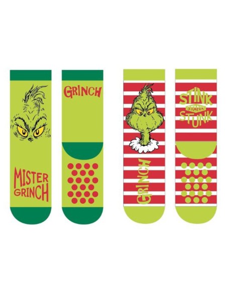Lot 2 chaussettes Le Grinch