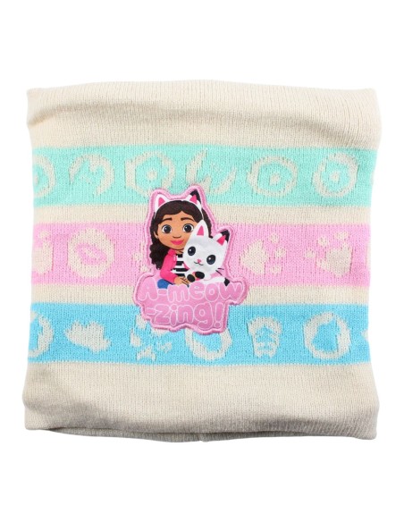 Ensemble bonnet gants cache cou Gabby's Dollhouse